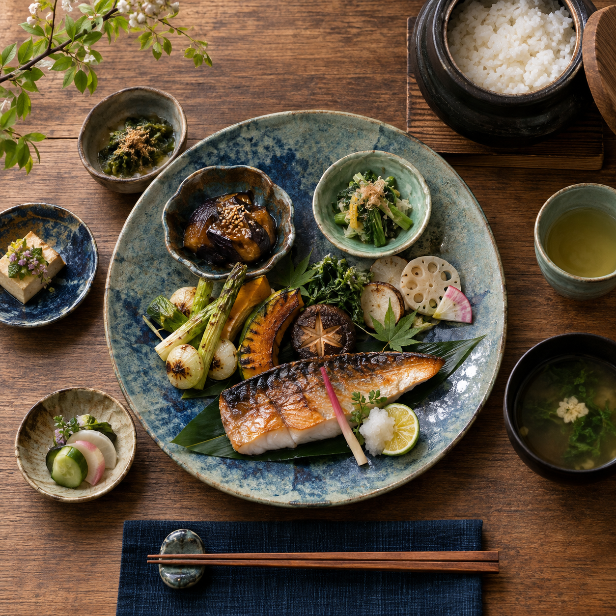 季節の炭火料理